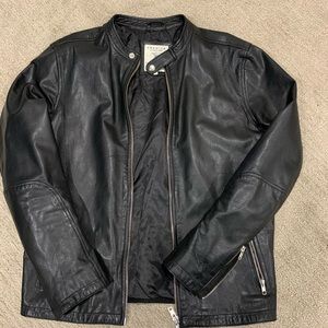 Jack and Jones leather jacket